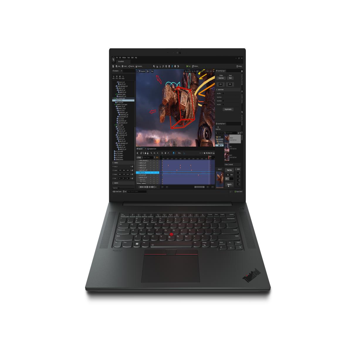 Lenovo ThinkPad P1 Gen 6 Intel® Core™ i7 i7-13800H Mobile workstation 40.6 cm (16") Touchscreen WQUXGA 32 GB DDR5-SDRAM 1 TB SSD NVIDIA GeForce RTX 4060 Wi-Fi 6E (802.11ax) Windows 11 Pro UK English Black