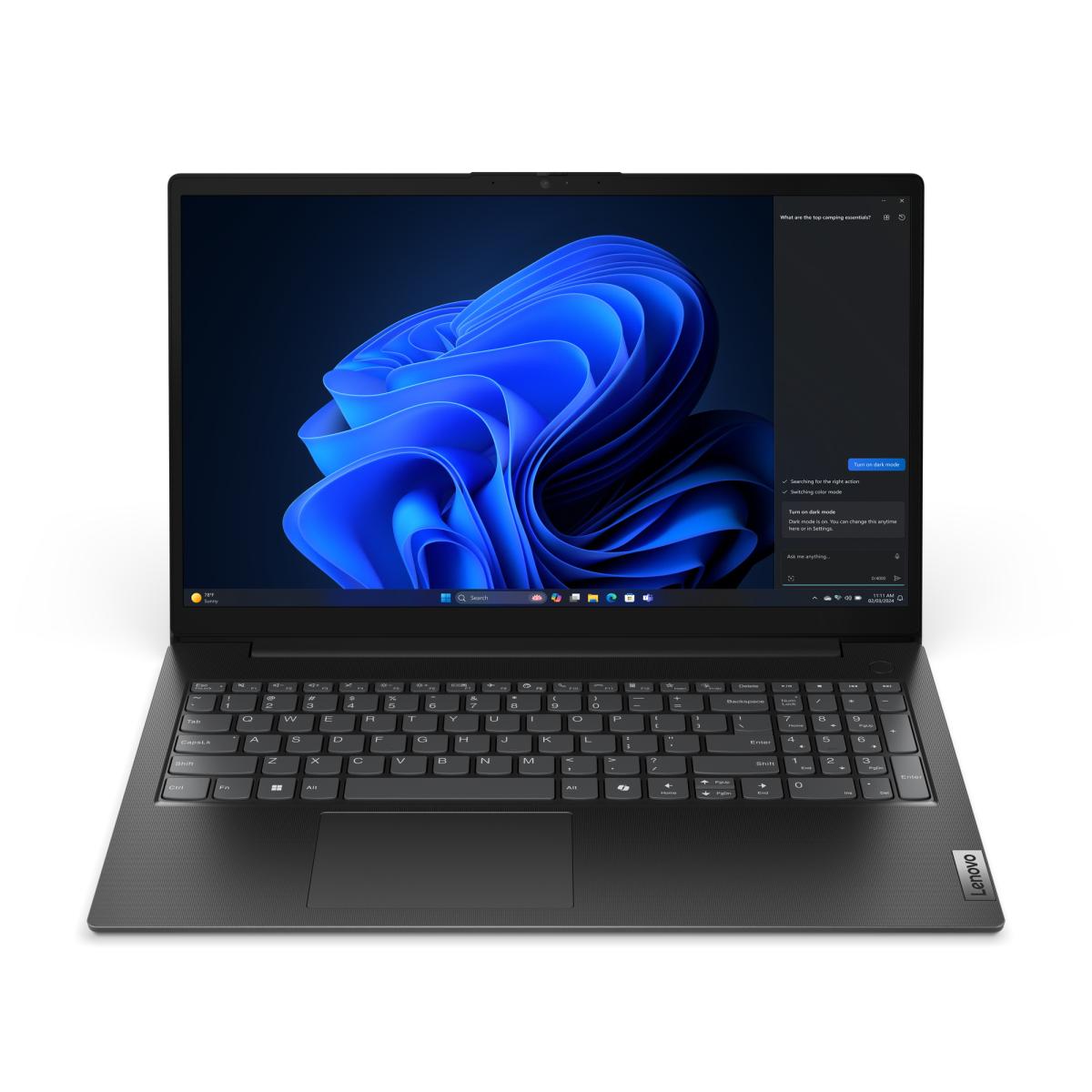 Lenovo V15 G5 IRL Intel® Core™ i5 i5-13420H Laptop 39.6 cm (15.6") Full HD 16 GB DDR5-SDRAM 512 GB SSD Wi-Fi 6 (802.11ax) Windows 11 Pro UK English Black