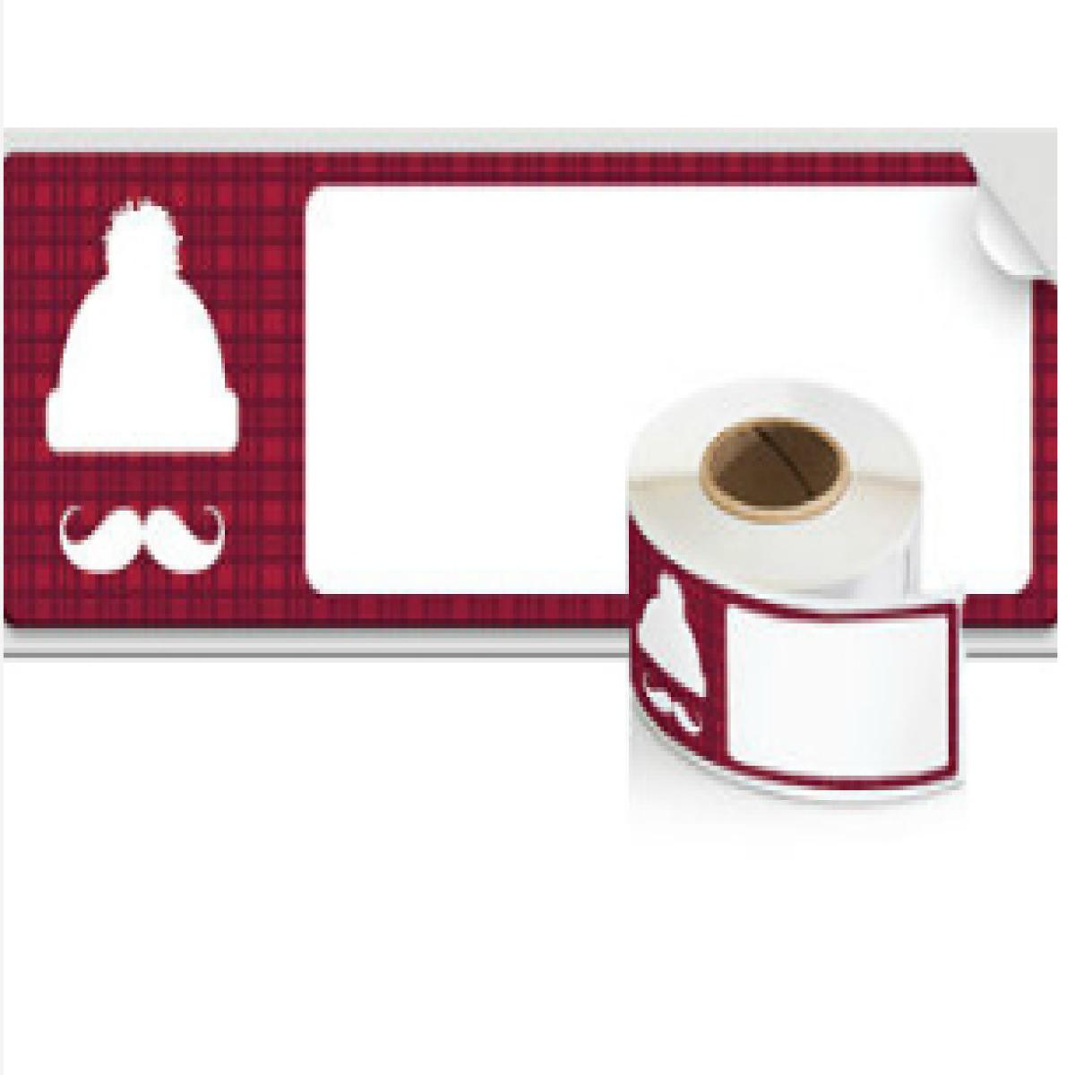 DYMO 1960101 addressing label Self-adhesive label Red, White