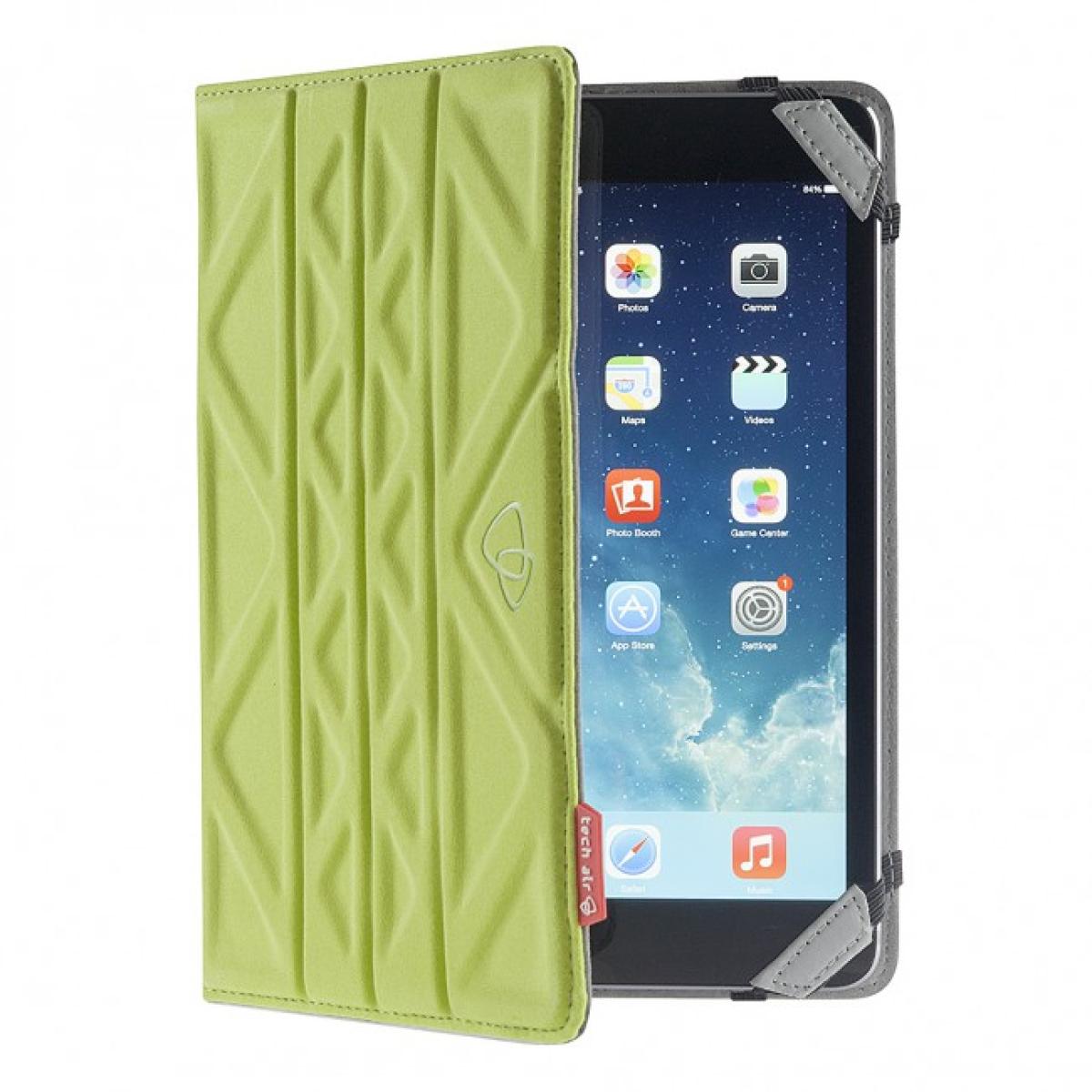 Techair TAXUT020 tablet case 17.8 cm (7") Folio Green, Grey