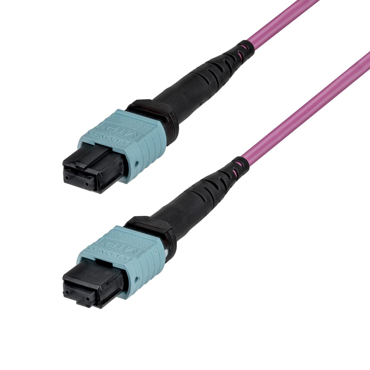 StarTech.com 7m (23ft) MTP®/MPO Fiber Optic Cable, 12F Type-A, OS2 Single Mode MTP/APC Female Fiber Patch Cable, 9/125µm, OFNP Plenum, MTP-12 Fiber Jumper Cord