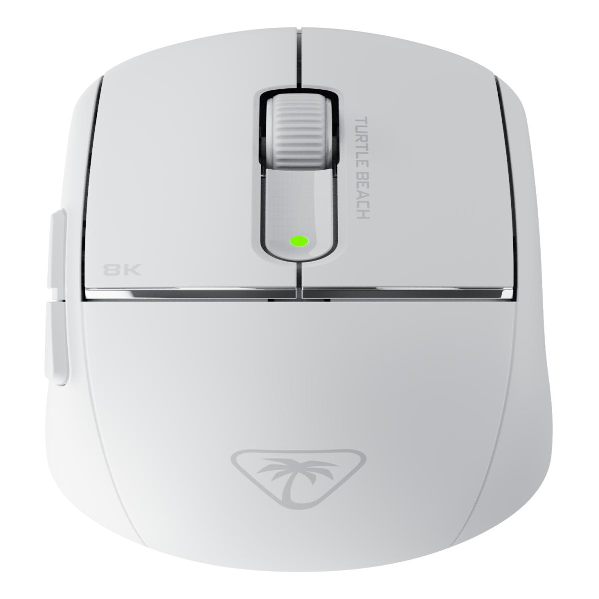 Turtle Beach Burst II Pro White Wireless Esports Gaming Mouse - 8K polling, 57g Ultra Lightweight, 150-hour battery, Optical Switches, Symmetrical, 30K DPI Optical Sensor, 8 programmable inputs