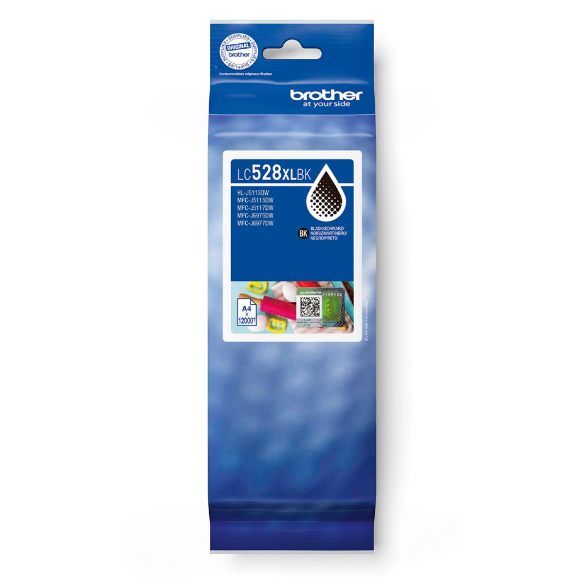 Brother LC528XLBK ink cartridge 1 pc(s) Original Ultra High Yield Black