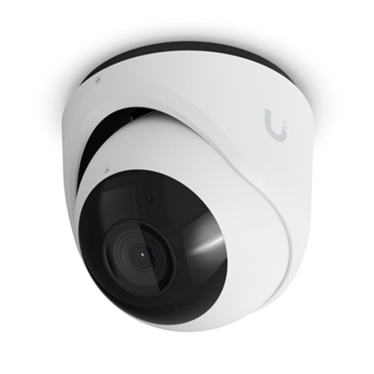 Ubiquiti UVC-G6-Turret-W All-weather, tamper-resistant 4K PoE camera with a 1/1.8" 8MP image sensor, Multi-TOPS AI Engine, and 3-axis manual adjustment for flexible installation