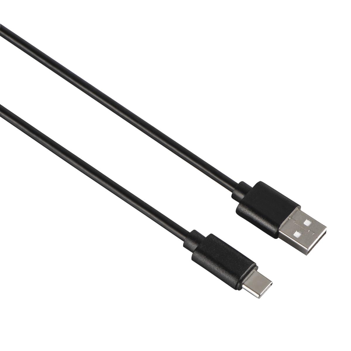 Hama USB-C Cable, USB-C Plug – USB-A Plug, USB 2.0, 0.90 m