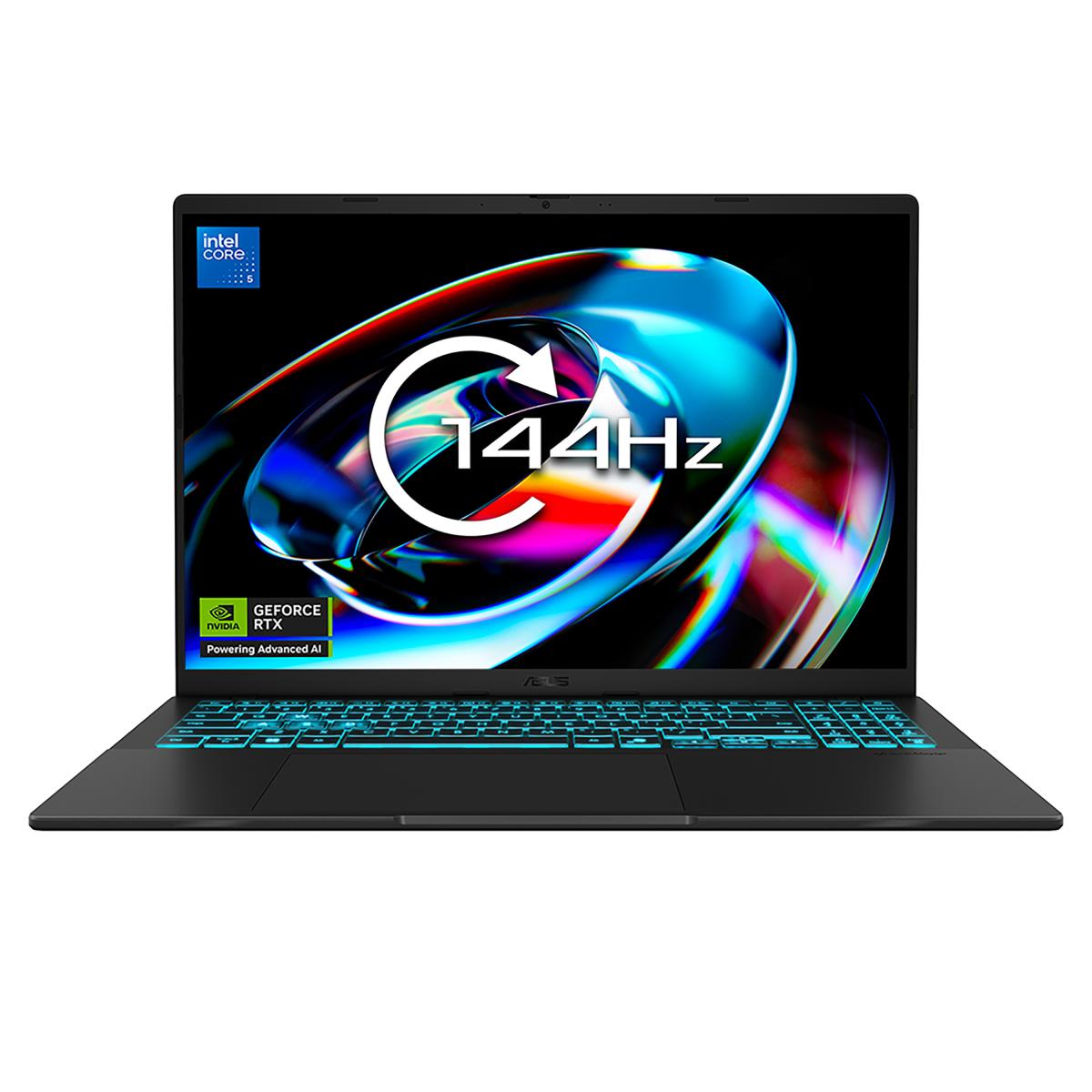 ASUS V16 V3607VH-RP011W Intel Core 5 210H Laptop 40.6 cm (16") WUXGA 16 GB DDR5-SDRAM 512 GB SSD NVIDIA® GeForce RTX™ 5050 Wi-Fi 6 (802.11ax) Windows 11 Home Black