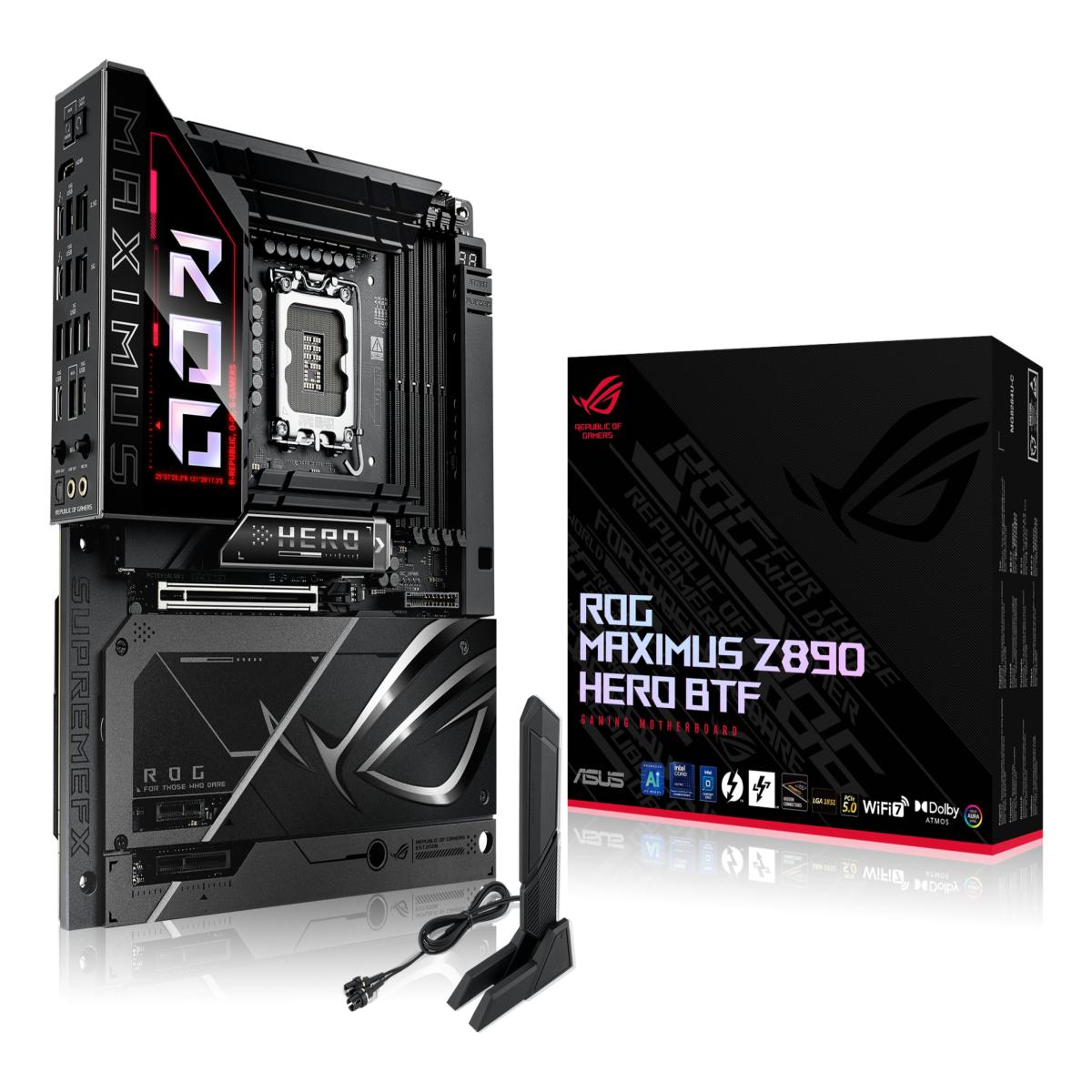 ASUS ROG MAXIMUS Z890 HERO BTF Intel Z890 LGA 1851 (Socket V1) ATX