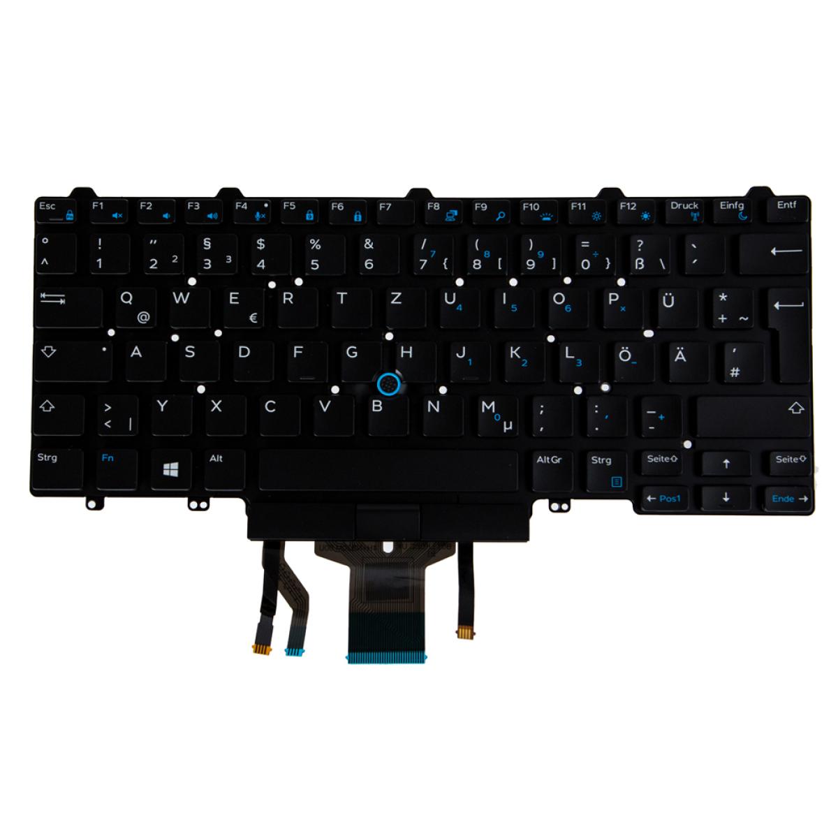 Origin Storage N/B KBD Latitude 5404/7404 German 83 Keys Backlit Single Point