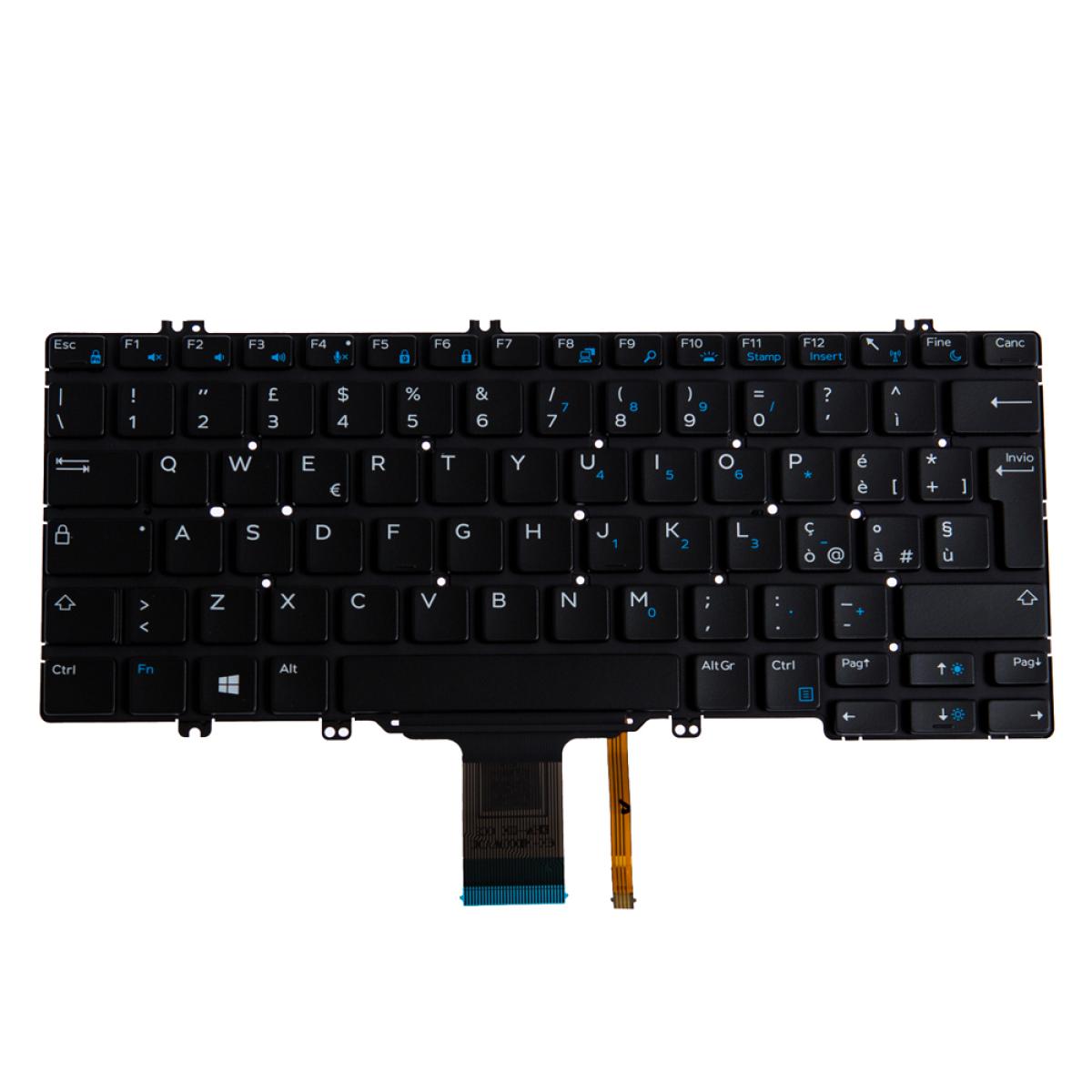 Origin Storage N/B KBD Lat 5404/7404 Italian 83 Keys Backlit Single Point