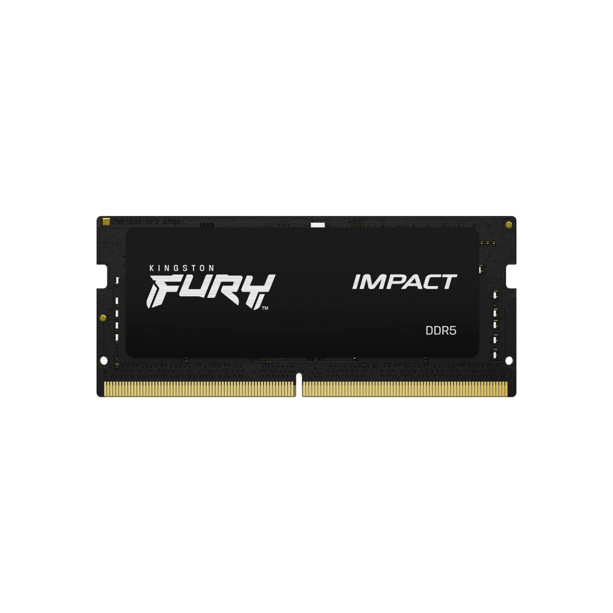 Kingston Technology FURY 32GB 4800MT/s DDR5 CL38 SODIMM (Kit of 2) Impact