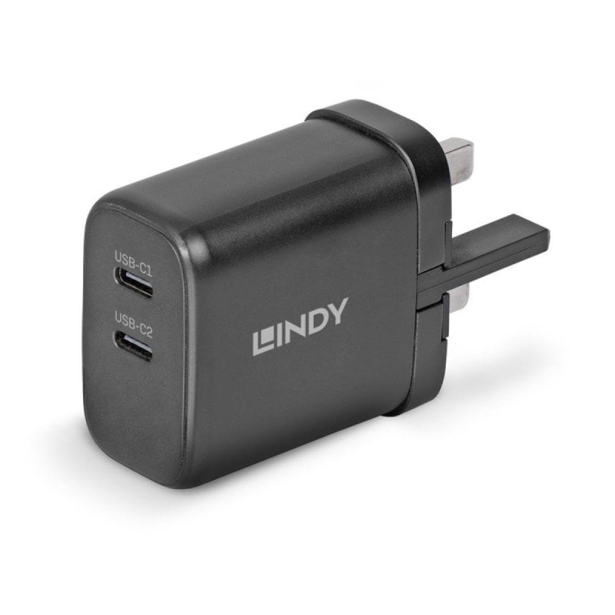 Lindy 65W USB 2 x Type C Charger
