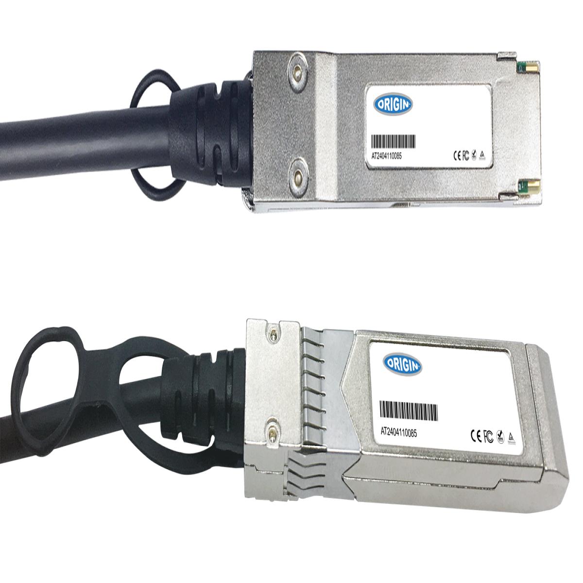 Origin Storage MC2309130-00A NVIDIA Mellanox Compatible Direct Attach Copper Cable 40GBase-CU QSFP+ to 10GBase-CU SFP+ (Passive Twinax 0.5m)