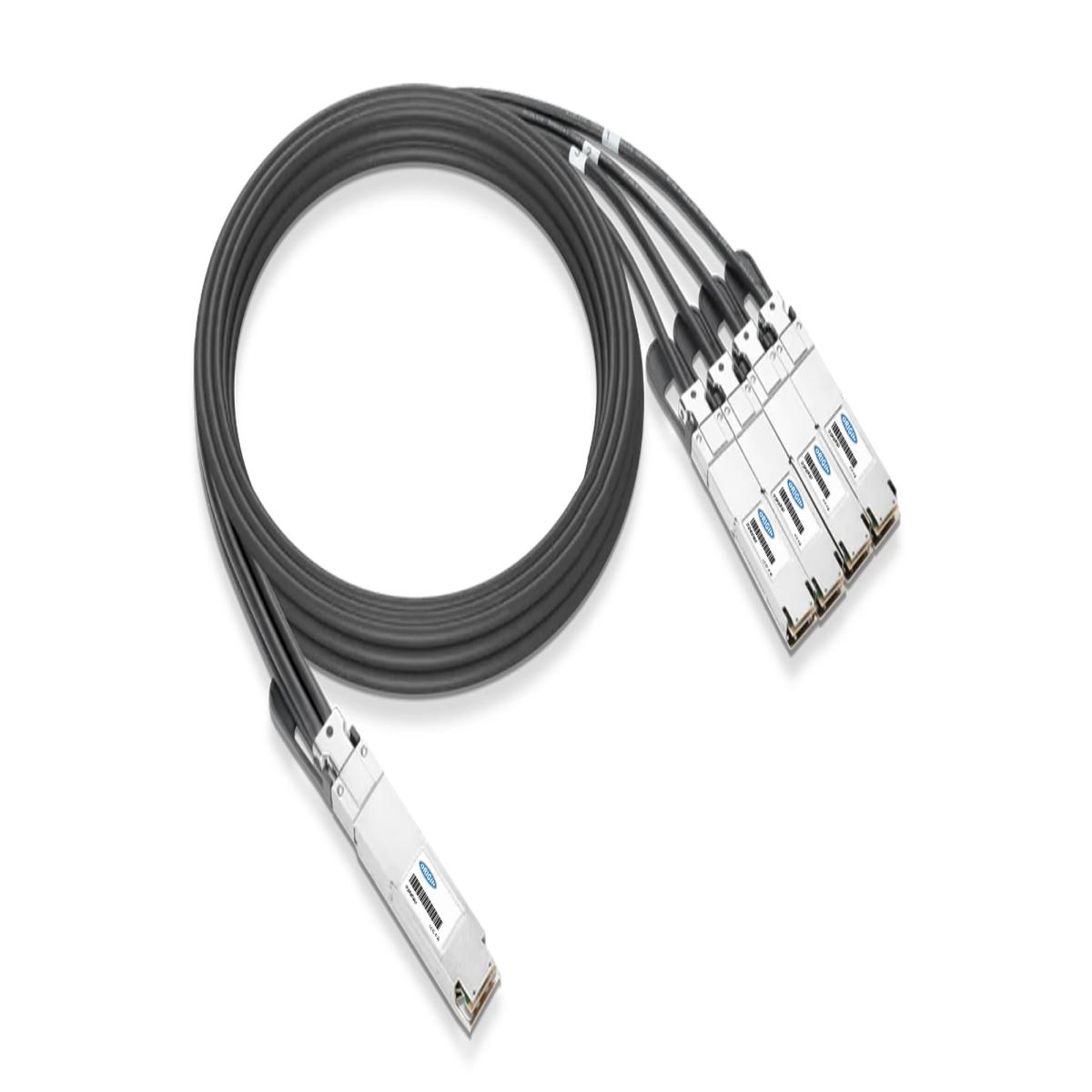 Origin Storage MCP7Y40-N01A NVIDIA Mellanox Compatible Direct Attach Copper Breakout Cable Infiniband twin port NDR 800GBase OSFP to 4x200GBASE QSFP112 (Passive 1.5m)