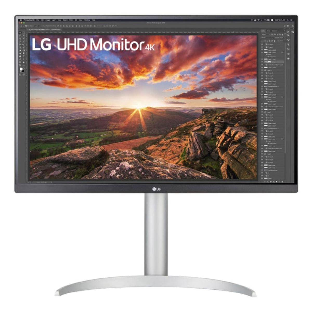 LG 27UP850K-W computer monitor 68.6 cm (27") 3840 x 2160 pixels 4K Ultra HD LED Silver, White