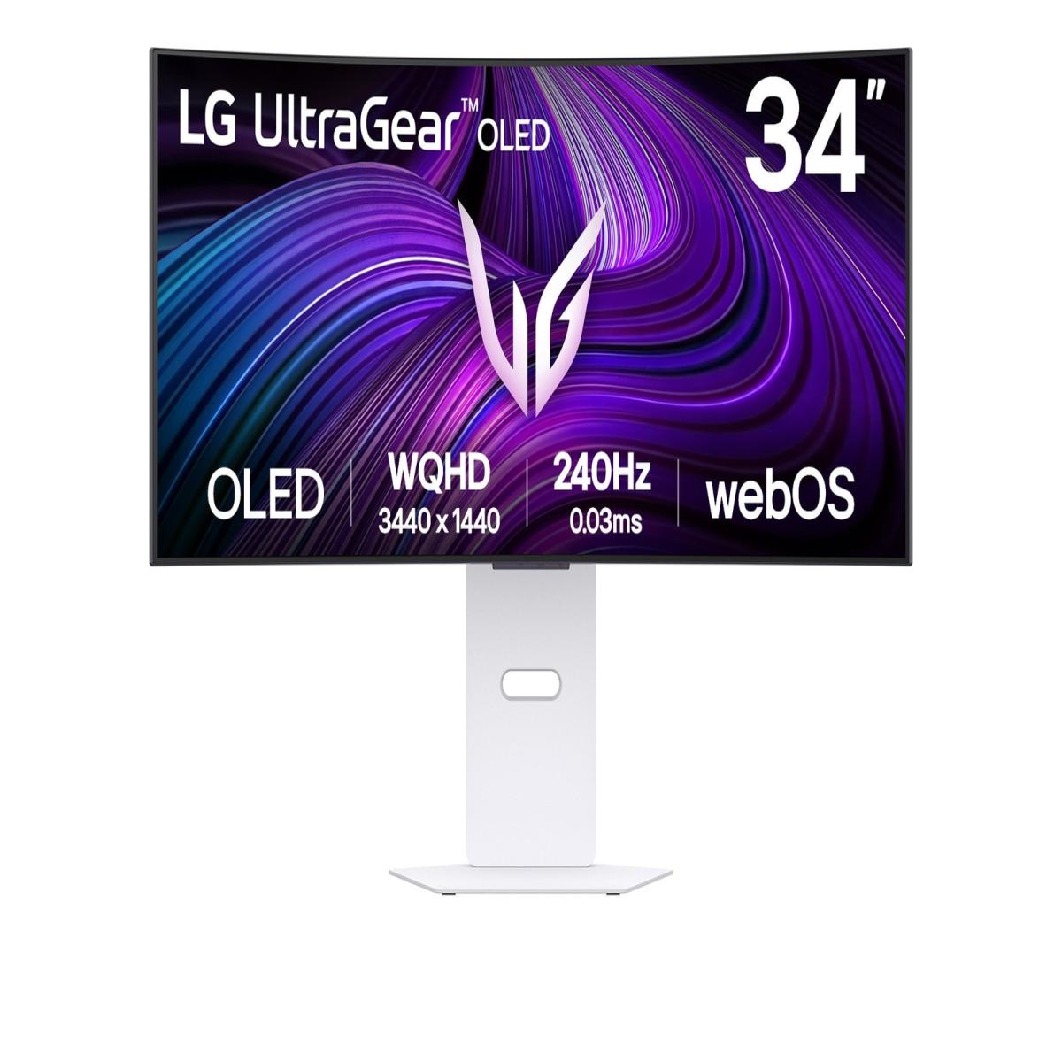 LG UltraGear OLED 34GX90SA-W Smart Gaming monitor