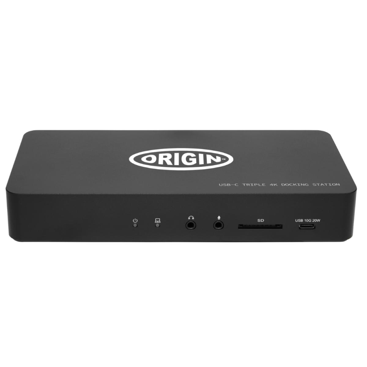 Origin Storage Docking StationTriple 4K & Wireless Keyboard/Mouse Combo