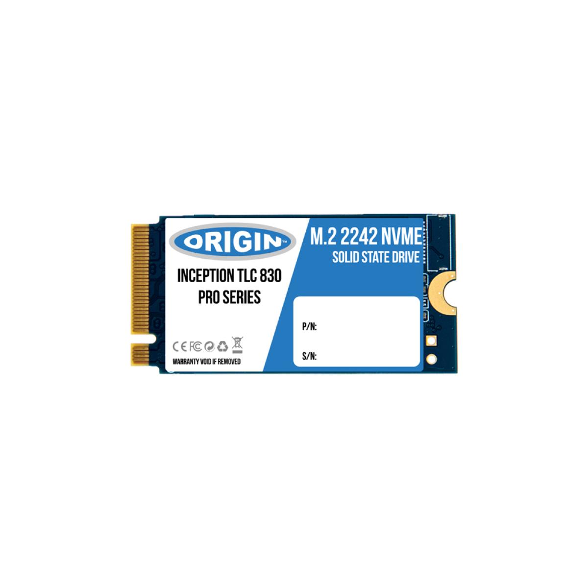 Origin Storage Inception SSD 256GB NVMe M.2 3D TLC 42mm