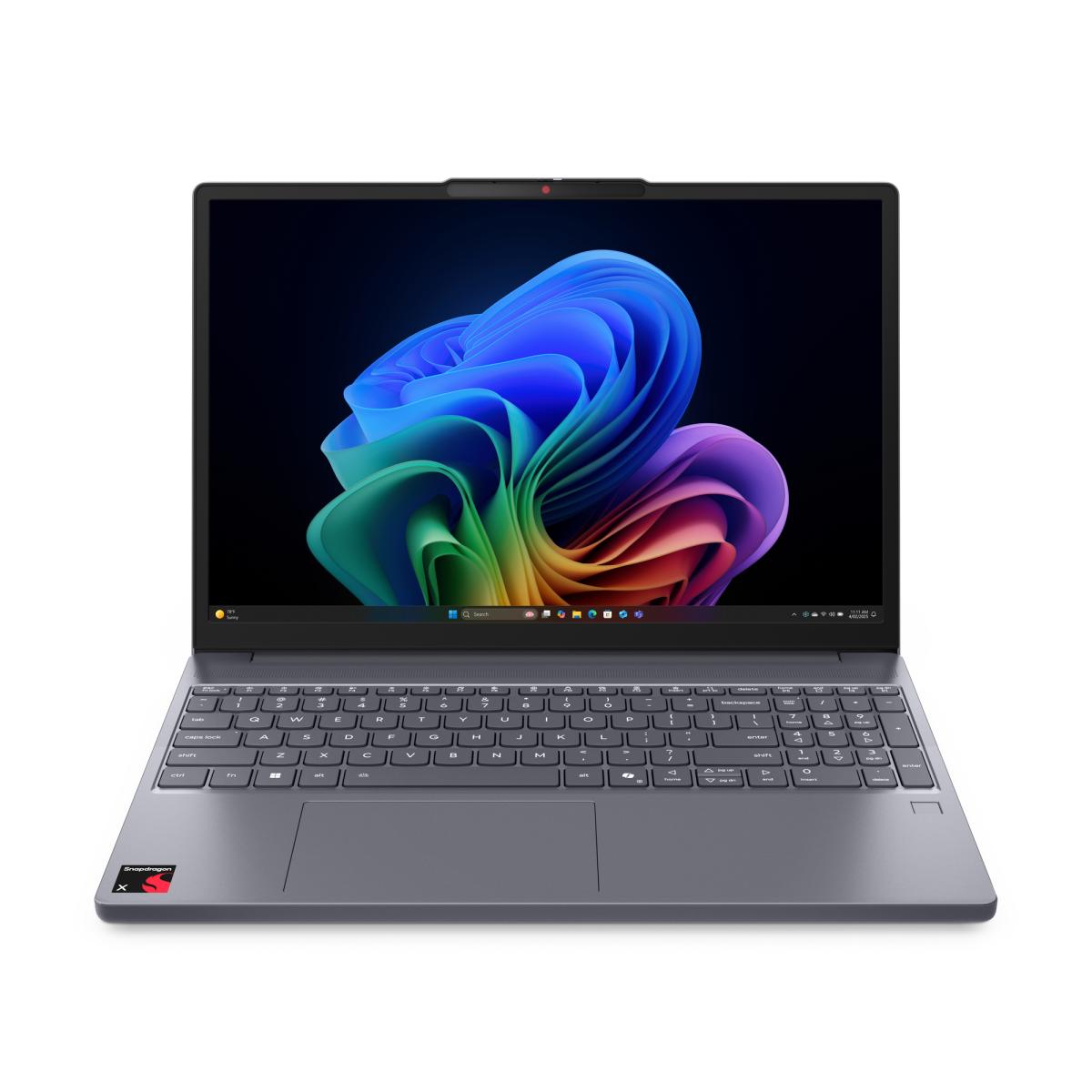 Lenovo IdeaPad Slim 3 15Q8X10 Copilot+ PC Snapdragon X1-26-100 Laptop 38.9 cm (15.3") WUXGA 16 GB LPDDR5x-SDRAM 256 GB SSD Wi-Fi 7 (802.11be) Windows 11 Home English Grey