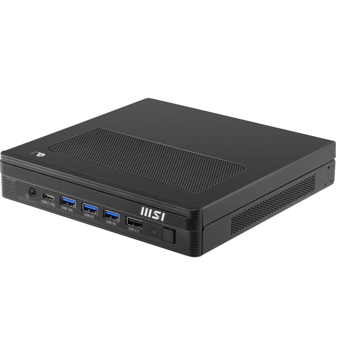 MSI PRO DP10 A14MG-001BEU PC/workstation Intel® Core™ i7 i7-14700 1.1L sized PC Mini PC barebone Black