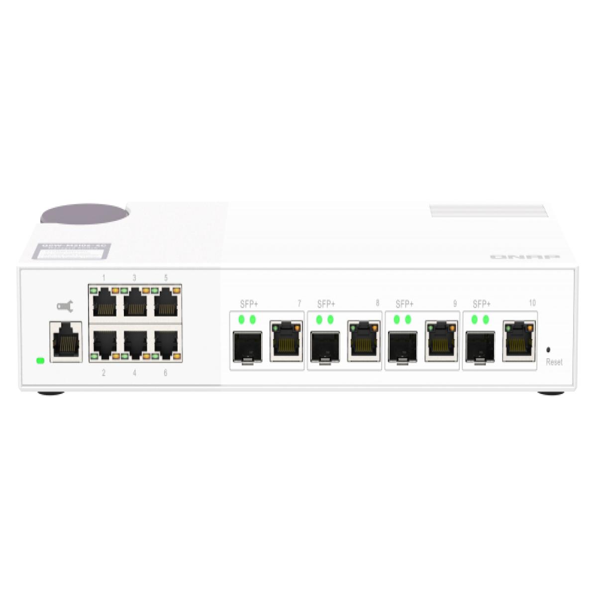 QNAP QSW-M2106-4C network switch Managed L2 2.5G Ethernet (100/1000/2500) White
