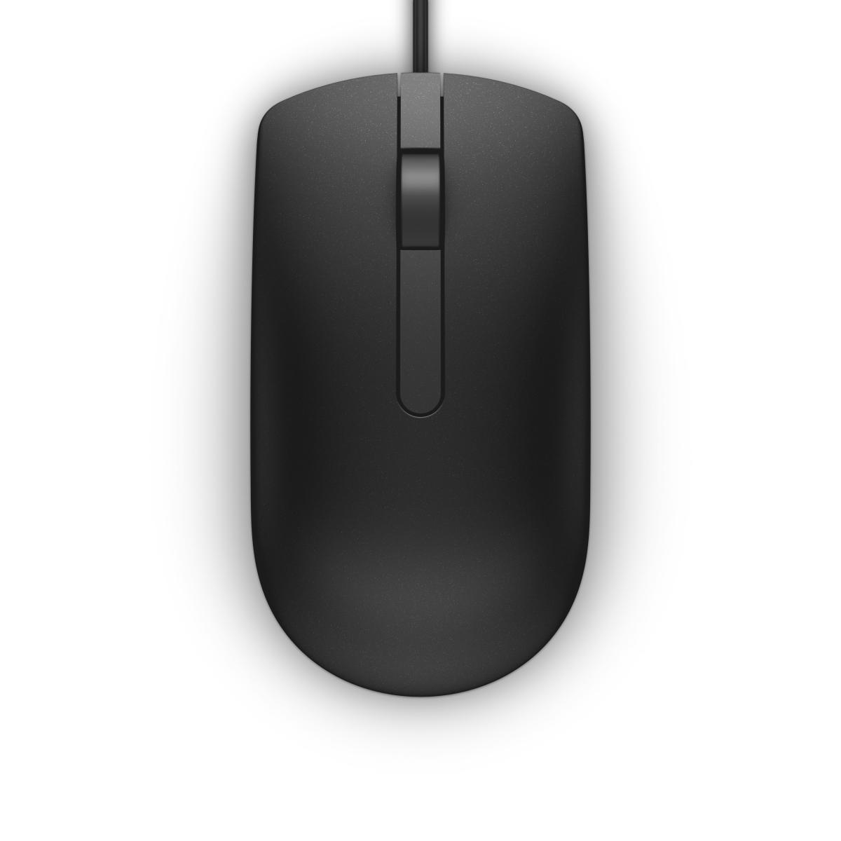 DELL MS116 mouse Office Ambidextrous USB Type-A Optical 1000 DPI