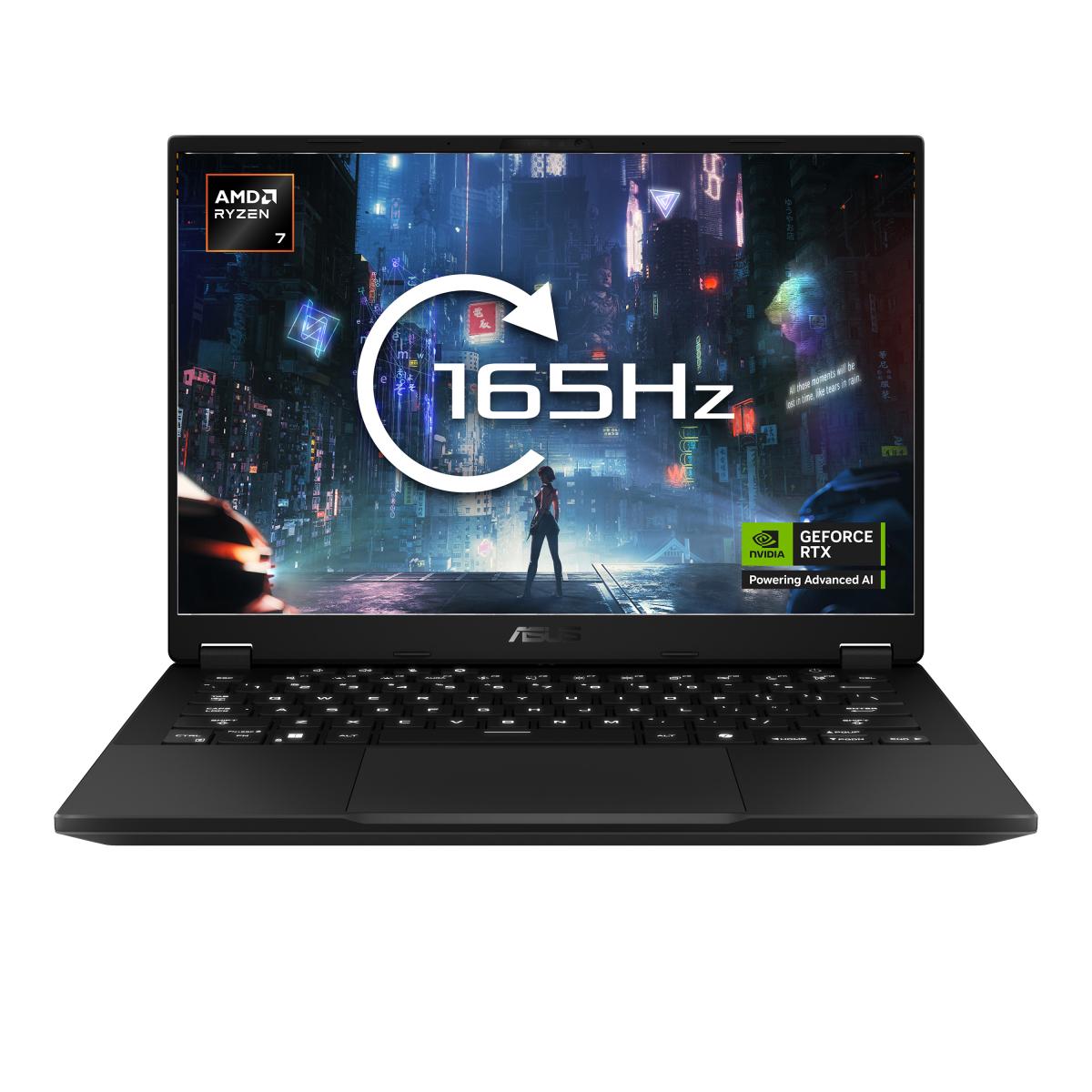 ASUS TUF Gaming A14 FA401UH-RG007W AMD Ryzen™ 7 260 Laptop 35.6 cm (14") WQXGA 16 GB LPDDR5x-SDRAM 1 TB SSD NVIDIA® GeForce RTX™ 5050 Wi-Fi 6E (802.11ax) Windows 11 Home Black, Grey
