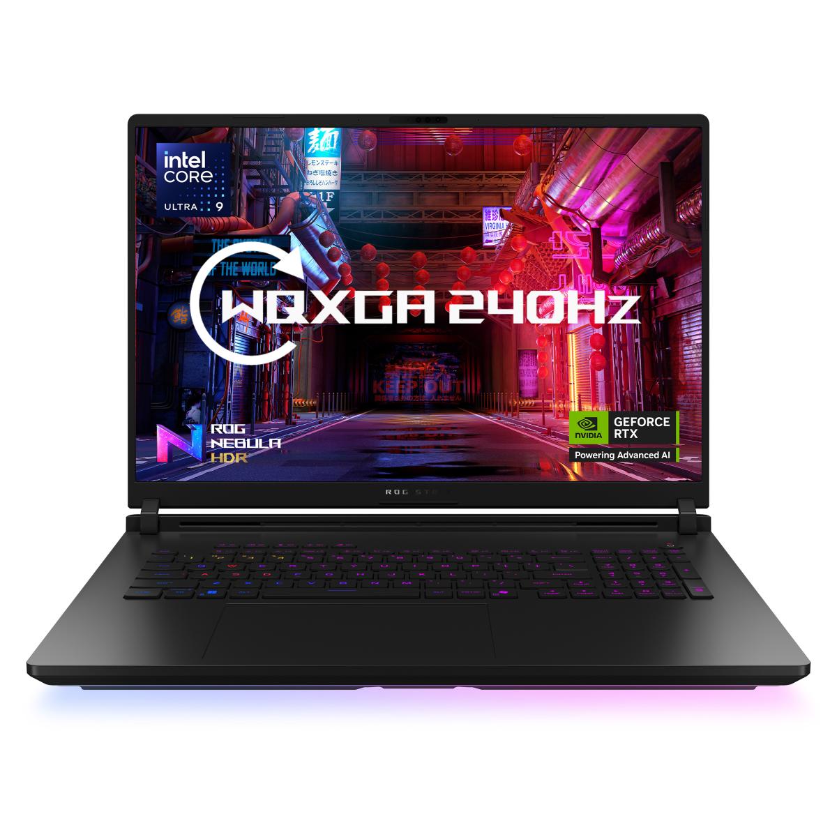 ASUS ROG Strix SCAR 18 G835LX-SA009W Intel Core Ultra 9 275HX Laptop 45.7 cm (18") WQXGA 64 GB DDR5-SDRAM 2 TB SSD NVIDIA GeForce RTX 5090 Wi-Fi 7 (802.11be) Windows 11 Home Black