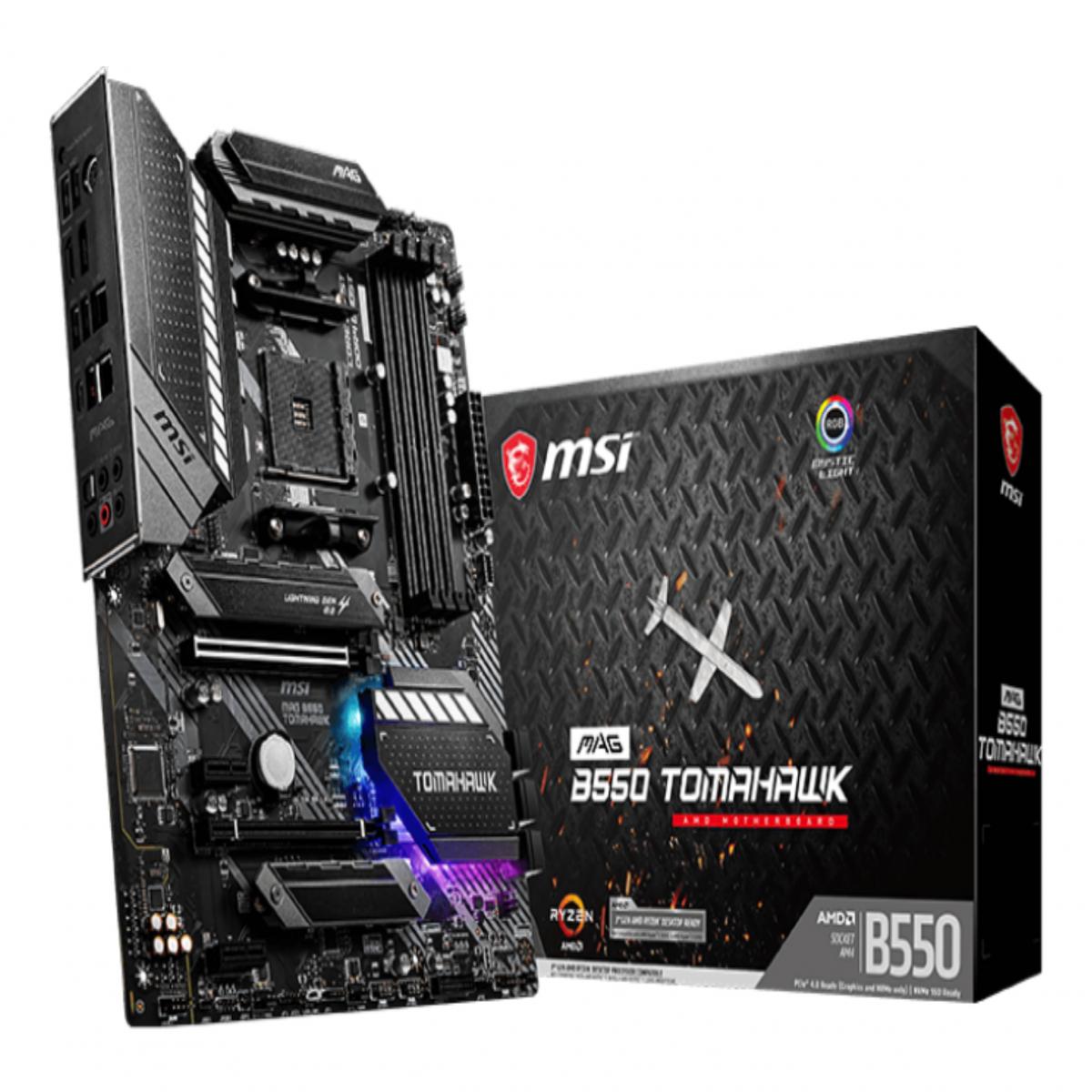 MSI MAG B550 Tomahawk AMD B550 Socket AM4 ATX