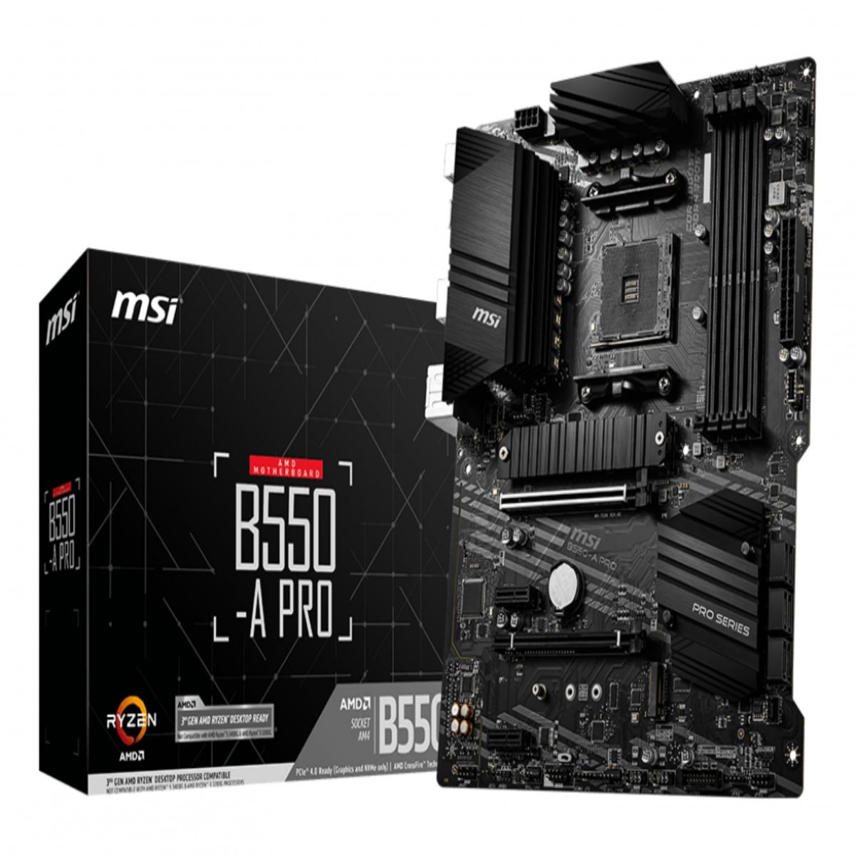 MSI B550-A PRO motherboard AMD B550 Socket AM4 ATX
