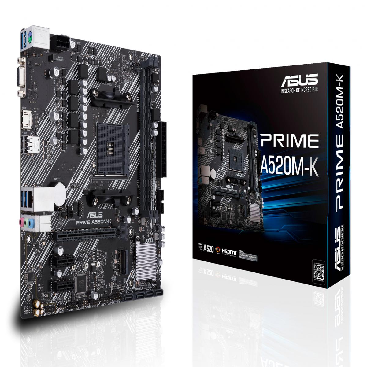 ASUS AM4 PRIME A520M-K M-ATX            