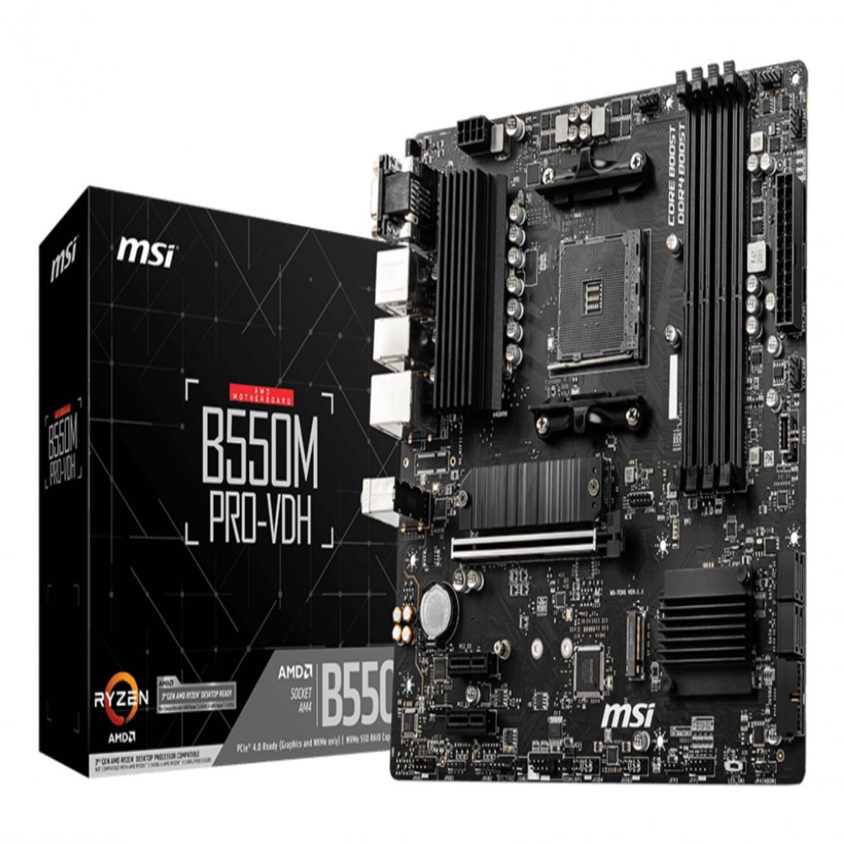 MSI AM4 B550M PRO-VDH M-ATX             