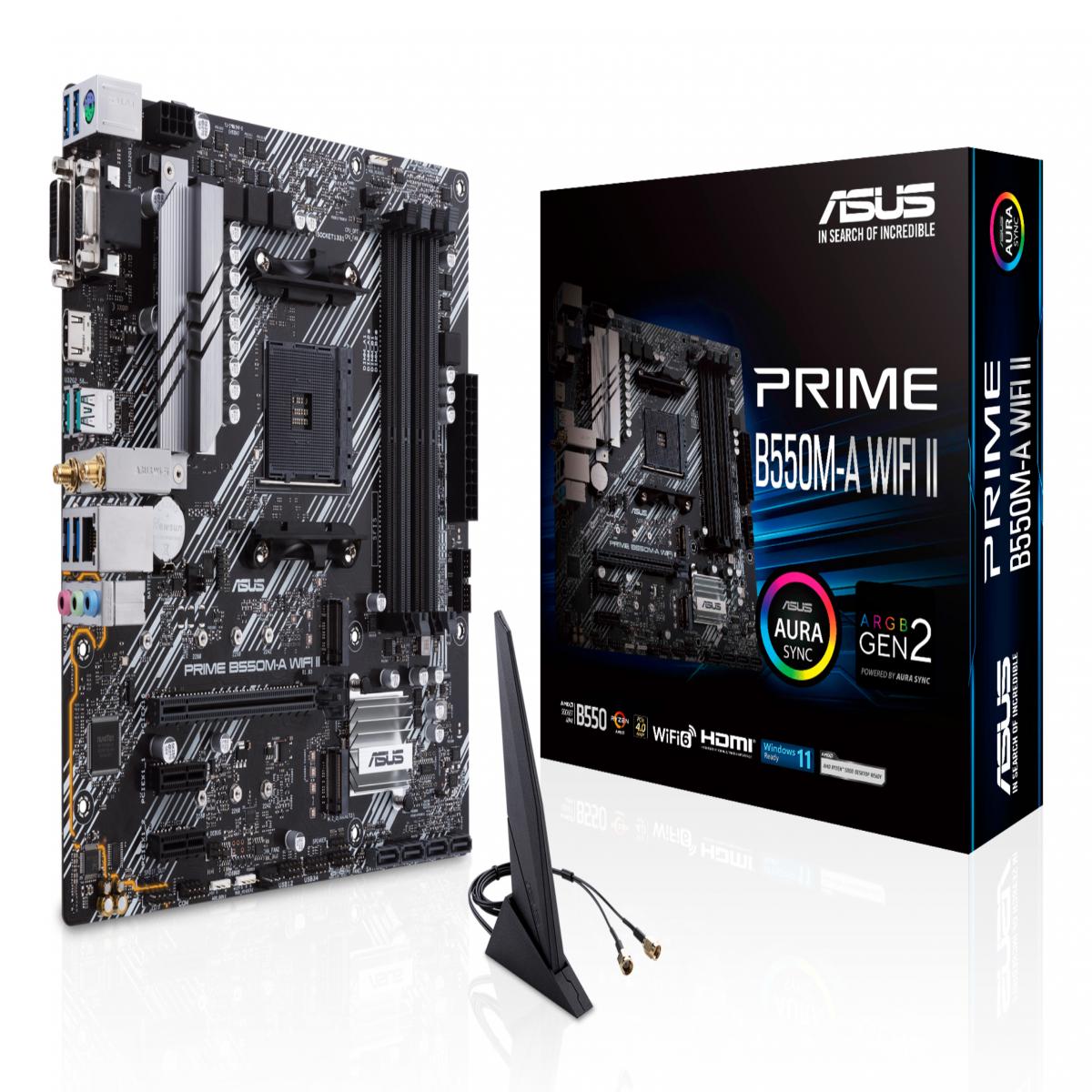 ASUS AM4 PRIME B550M-A WIFI II M-ATX    