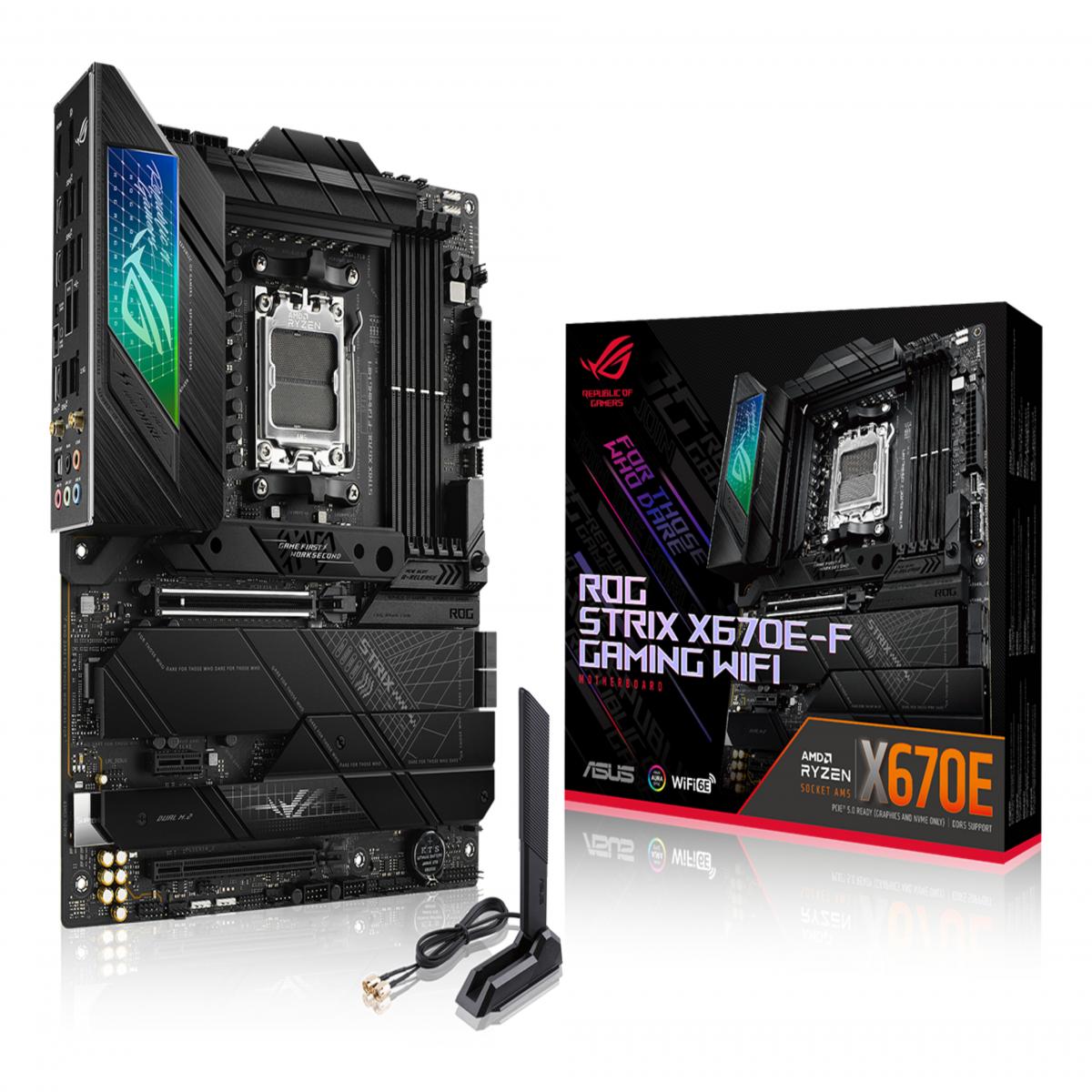 ASUS ROG STRIX X670E-F GAMING WIFI AMD X670 Socket AM5 ATX