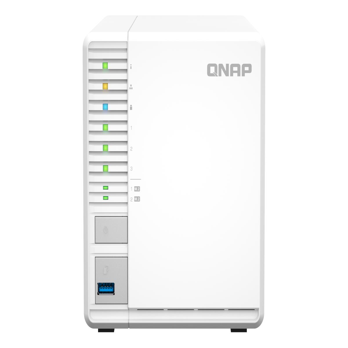 QNAP TS-364 NAS Tower Intel® Celeron® 4 GB DDR4 0 TB QNAP QTS White