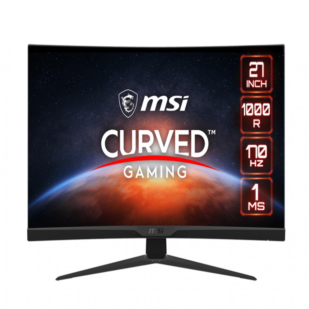 MSI G272C computer monitor 68.6 cm (27") 1920 x 1080 pixels Full HD LED Black