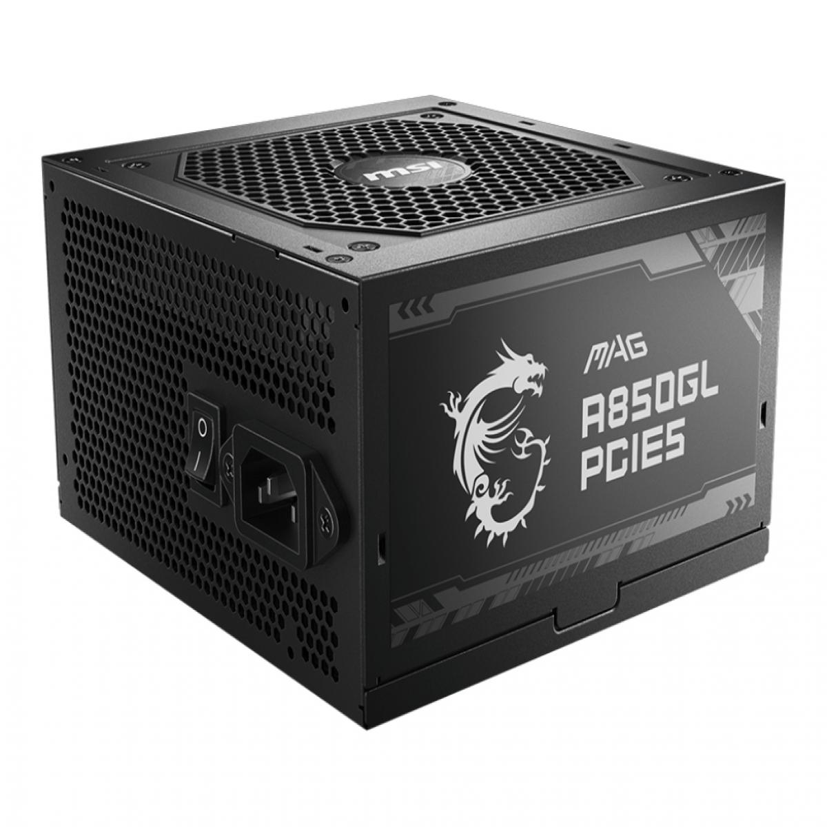 MSI 850W GOLD F/MODULAR MAG A850GL PCIE5