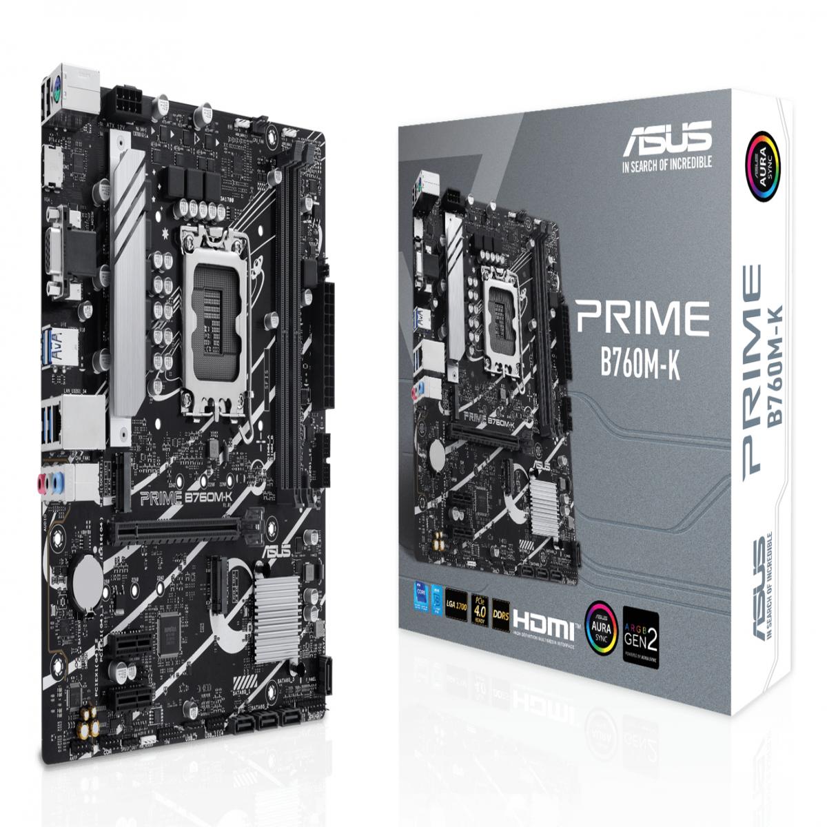 ASUS PRIME B760M-K Intel B760 LGA 1700 micro ATX