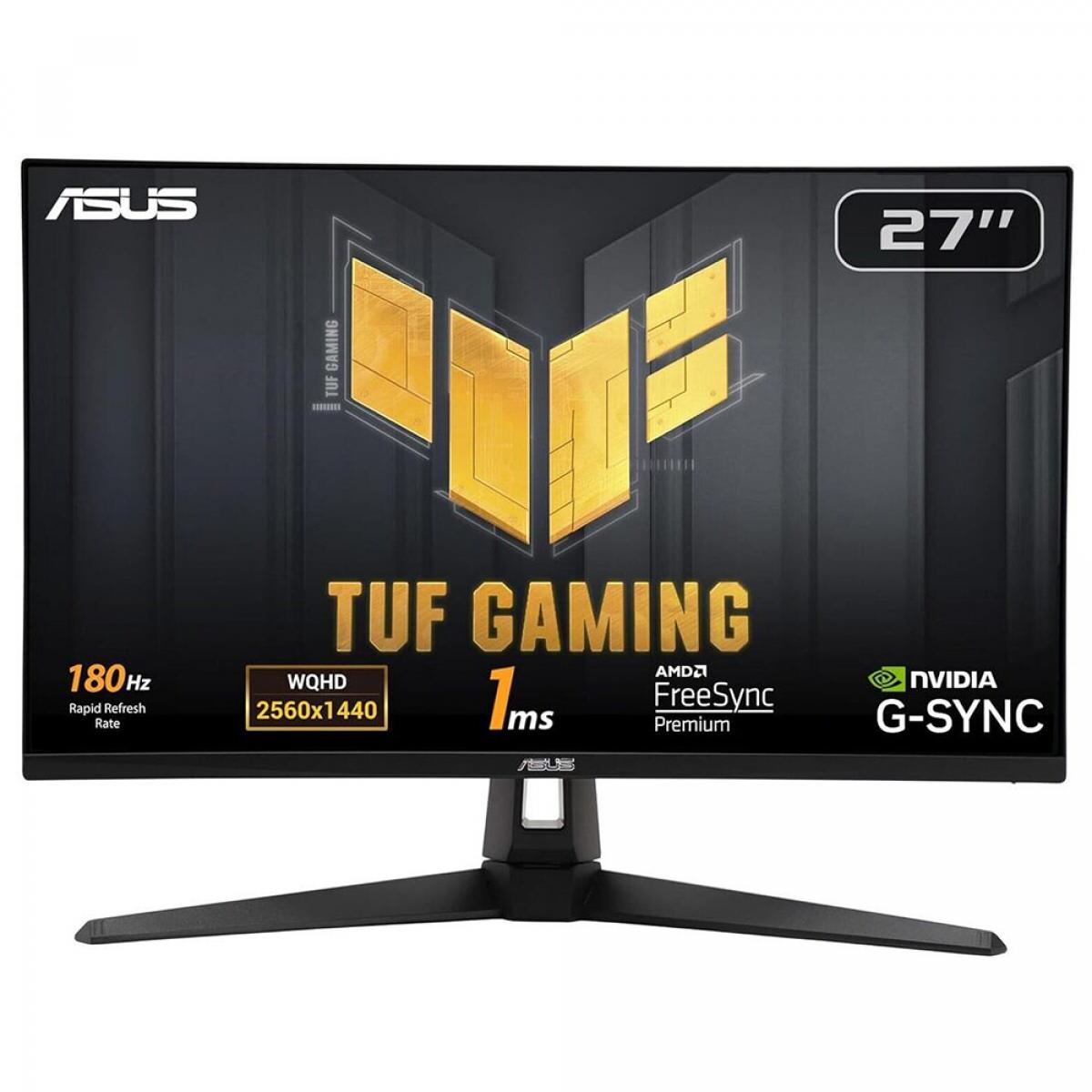 ASUS TUF Gaming VG27AQ3A computer monitor 68.6 cm (27") 2560 x 1440 pixels Quad HD LCD Black