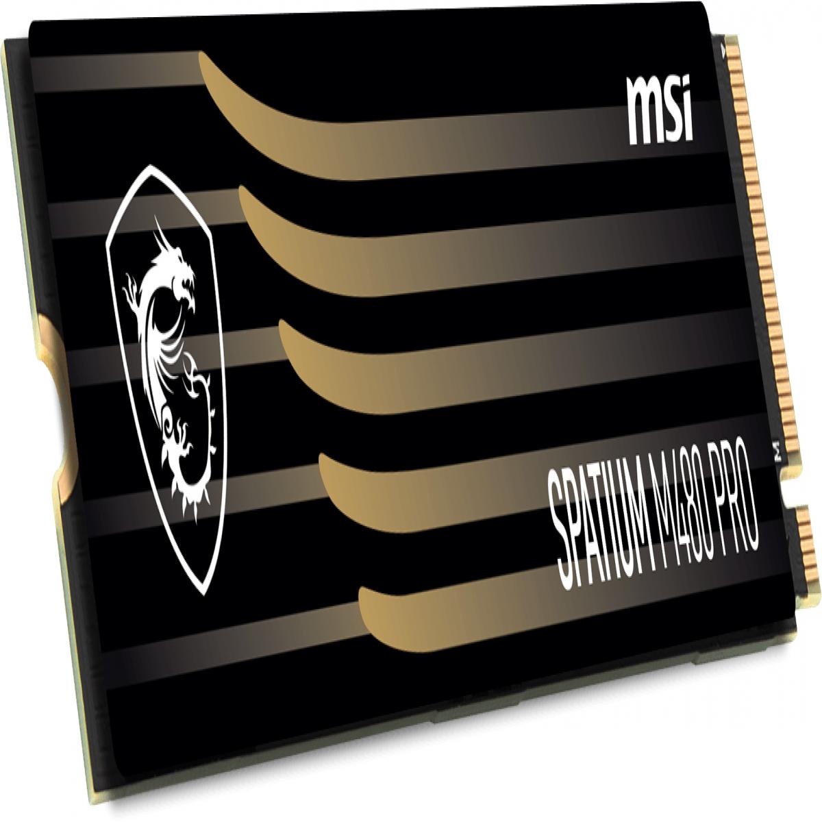 MSI Spatium M480 PRO PCIe 4.0 NVMe M.2 1TB PCI Express 4.0 3D NAND