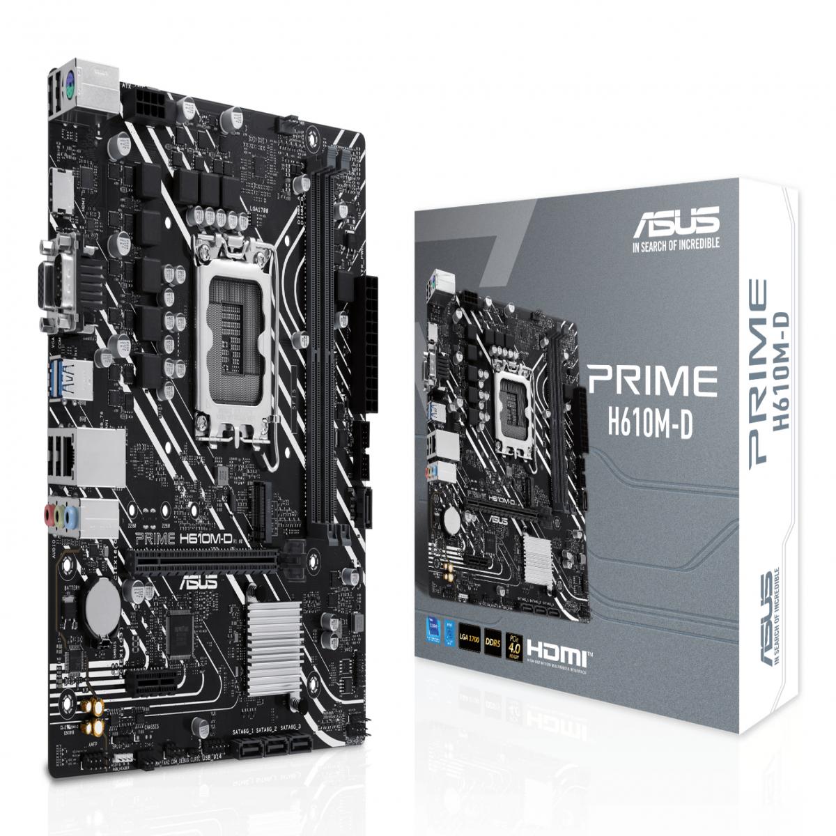 ASUS PRIME H610M-D Intel H610 LGA 1700 micro ATX