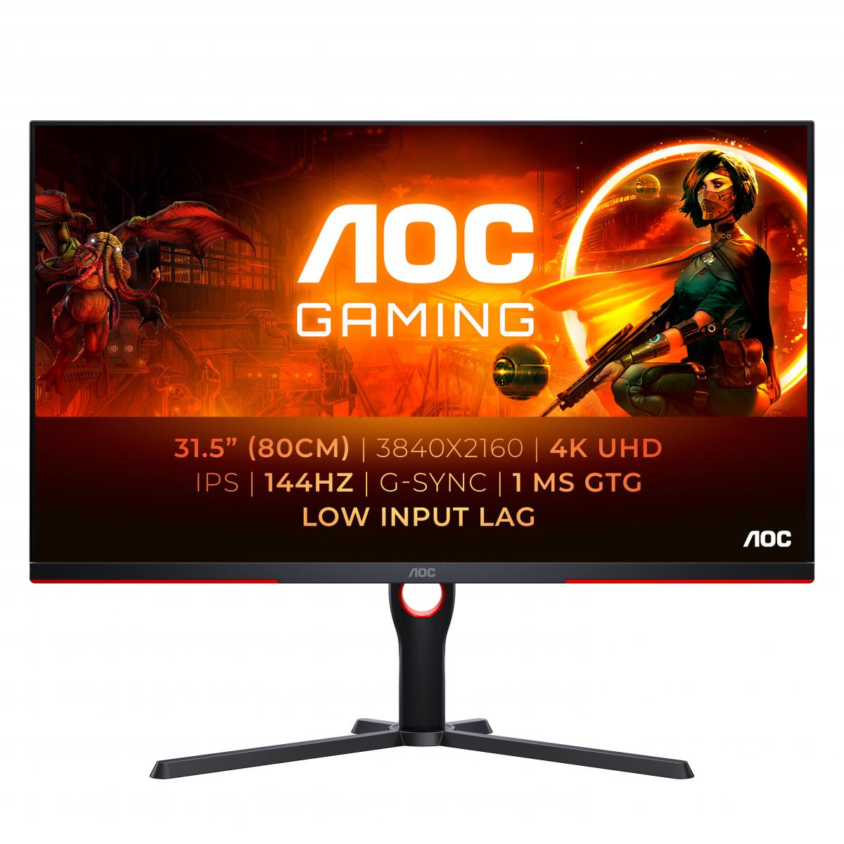 AOC 31.5 IPS MONITOR U32G3X/BK          