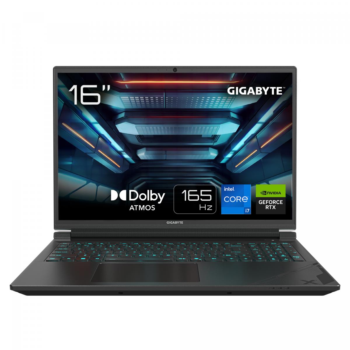 GIGABYTE G6X 9KG 2024 - 16 Inch, 165Hz FHD, Intel Core i7-13650HX, NVIDIA GeForce RTX 4060 GPU, 16GB DDR5 4800MHz, 1x 1TB Gen4 SDD, Windows 11 Home, 2 Year Warranty, Dolby Atmos, G6X 9KG-43UK854SH