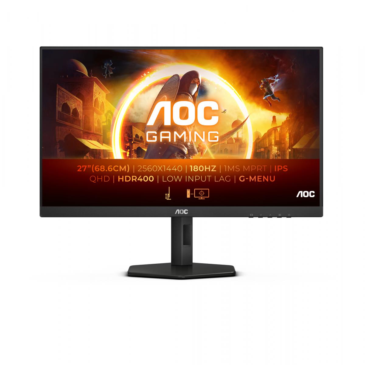 AOC Q27G4X computer monitor 68.6 cm (27") 2560 x 1440 pixels Quad HD LCD Black