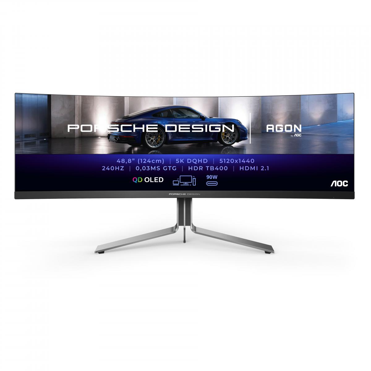 AOC 49 QD OLED MONITOR SPK CURVED       