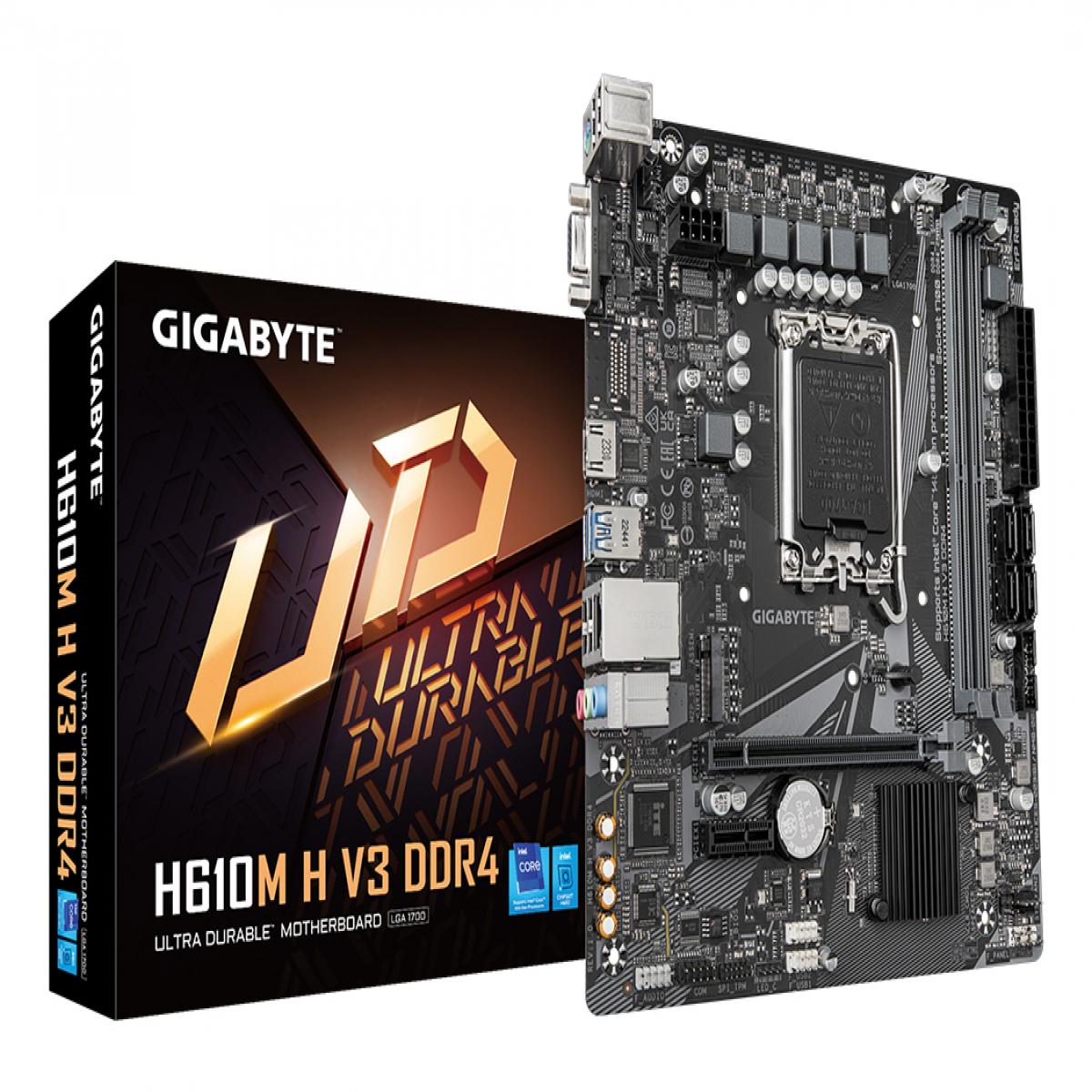 GIGABYTE 1700 H610M H V3 DDR4 M-ATX     