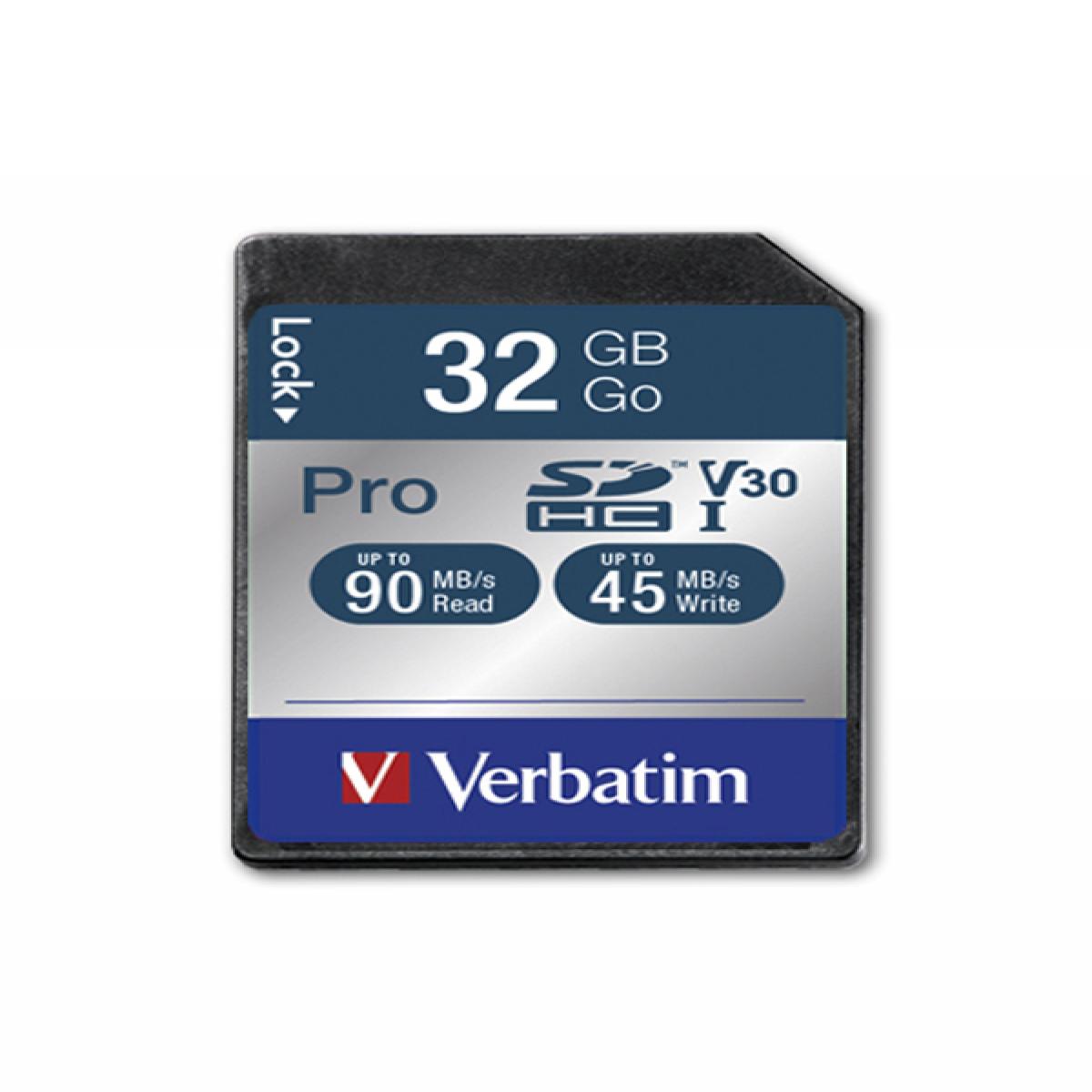 Verbatim Pro SDHC U3 32GB  SD Card