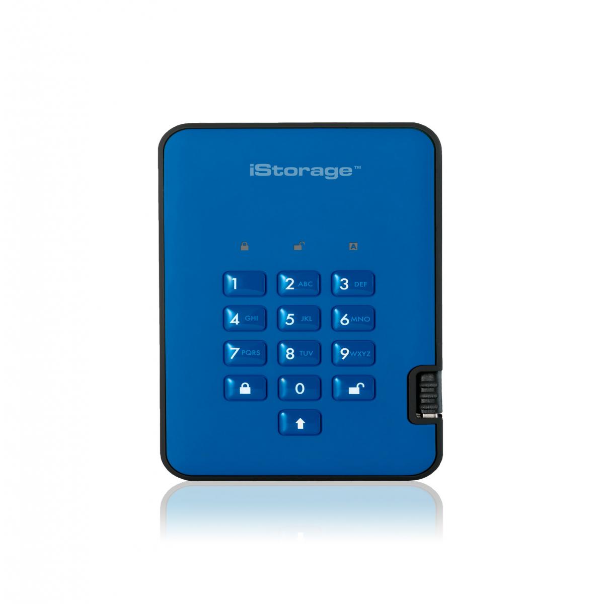 iStorage diskAshur2 256-bit 4TB - Blue
