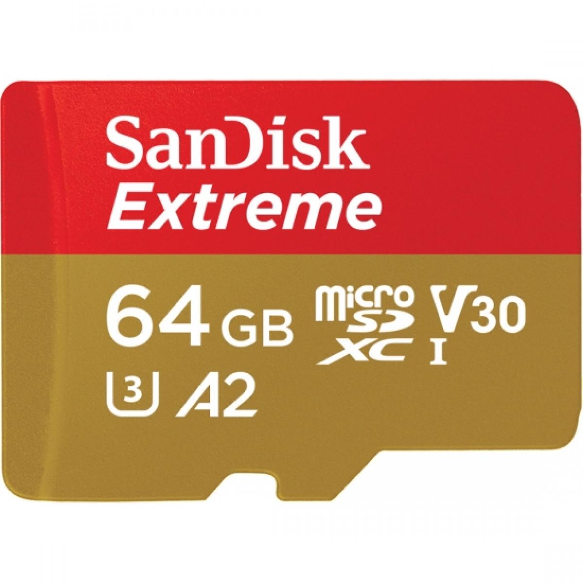 SanDisk Extreme  microSDHC 64GB