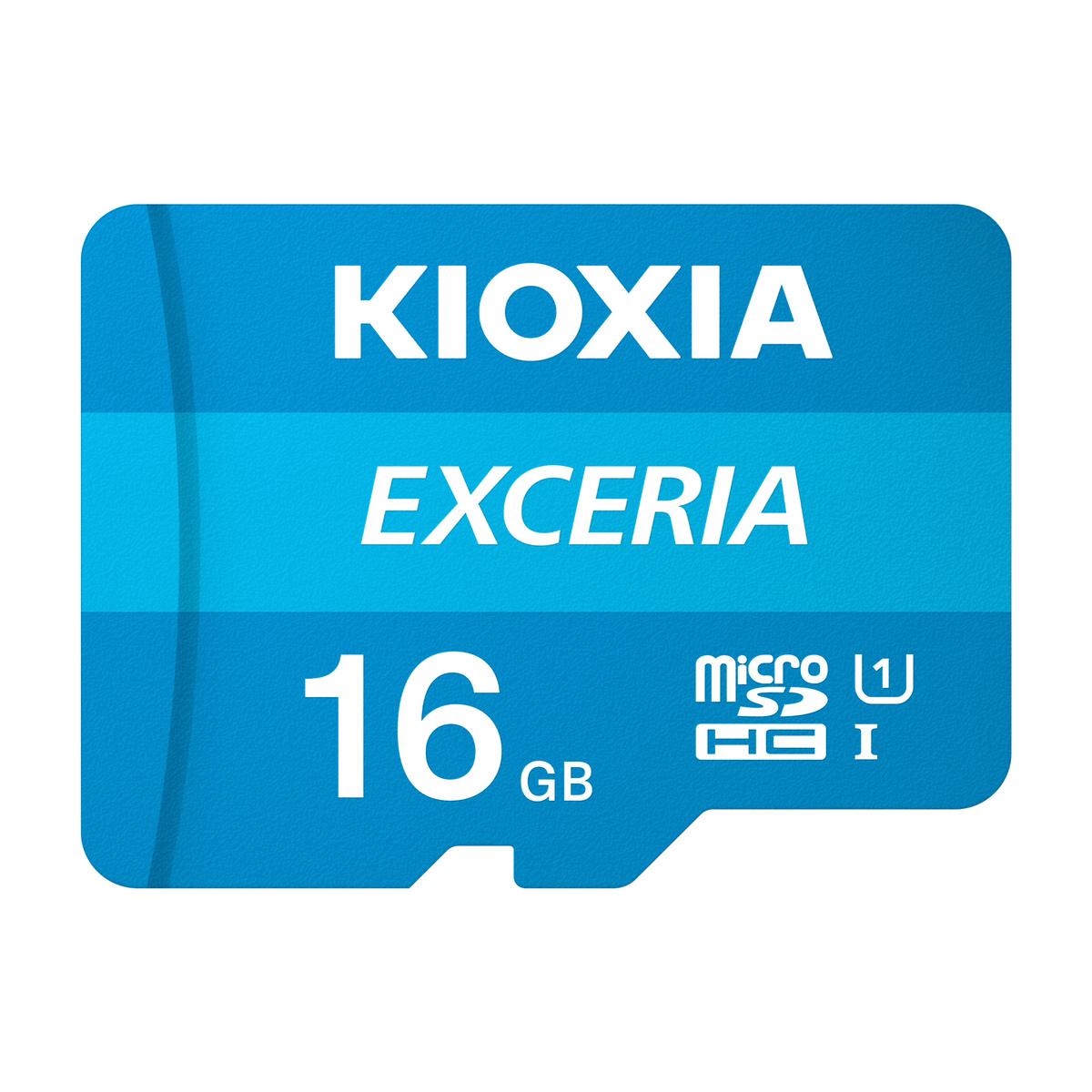 Kioxia 16GB Exceria U1 Class 10 microSD