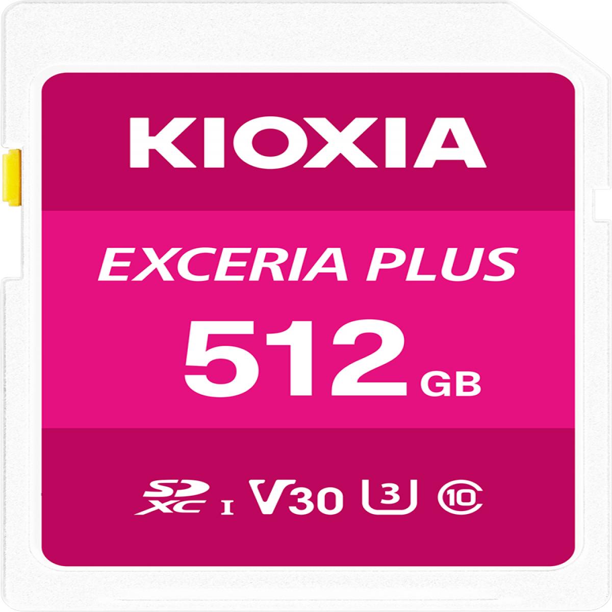 Kioxia 512GB Exceria plus U3 V30 SD Card